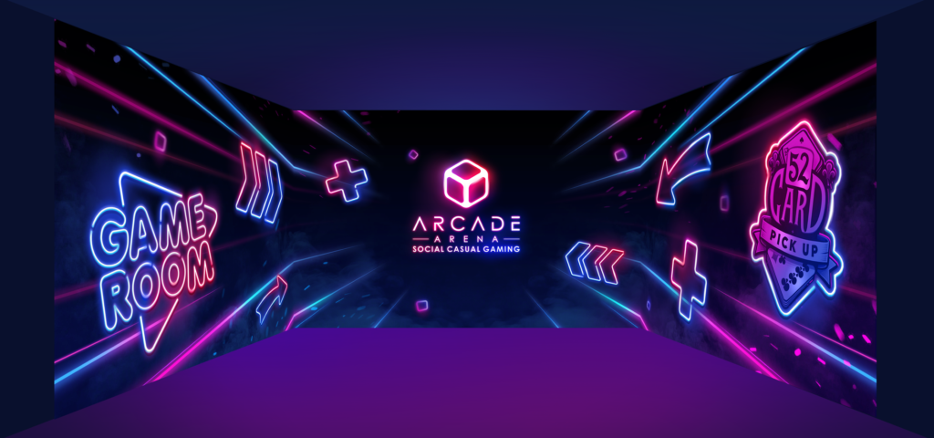 Demo screen for arcade arena