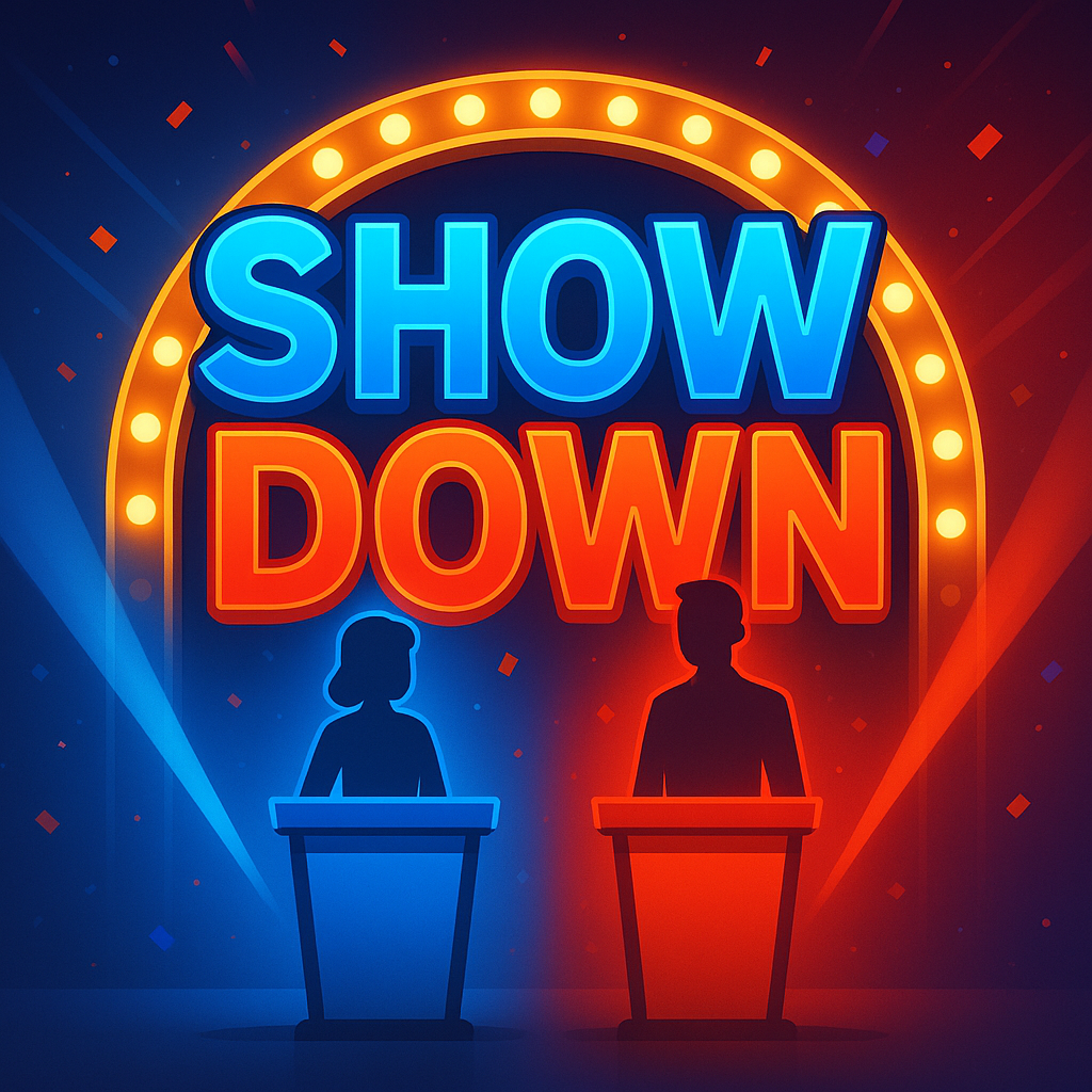 Game show art logo